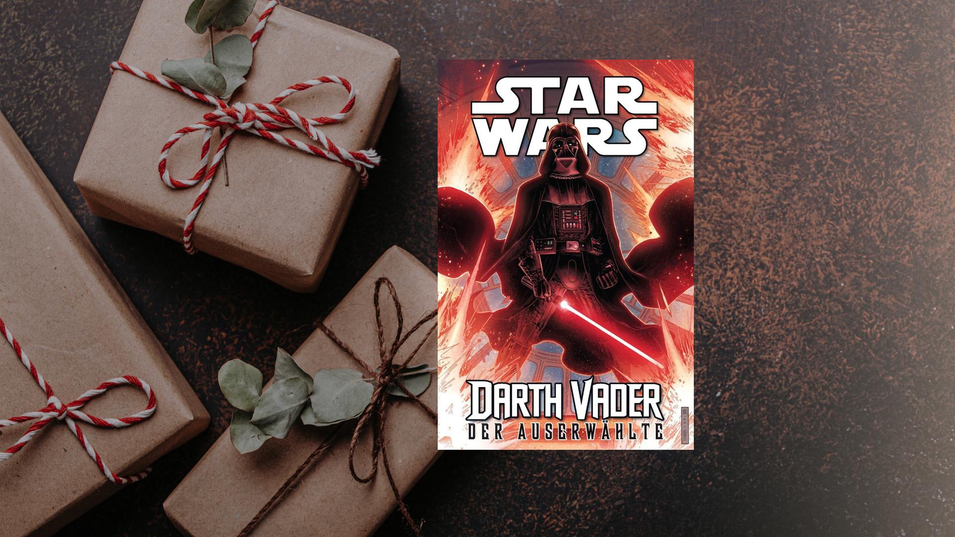 Buchcover: "Star Wars: Darth Vader - Der Auserwählte", Panini Stuttgart 2018. Buchcover: "Star Wars: Darth Vader - Der Auserwählte", Panini Stuttgart 2018.