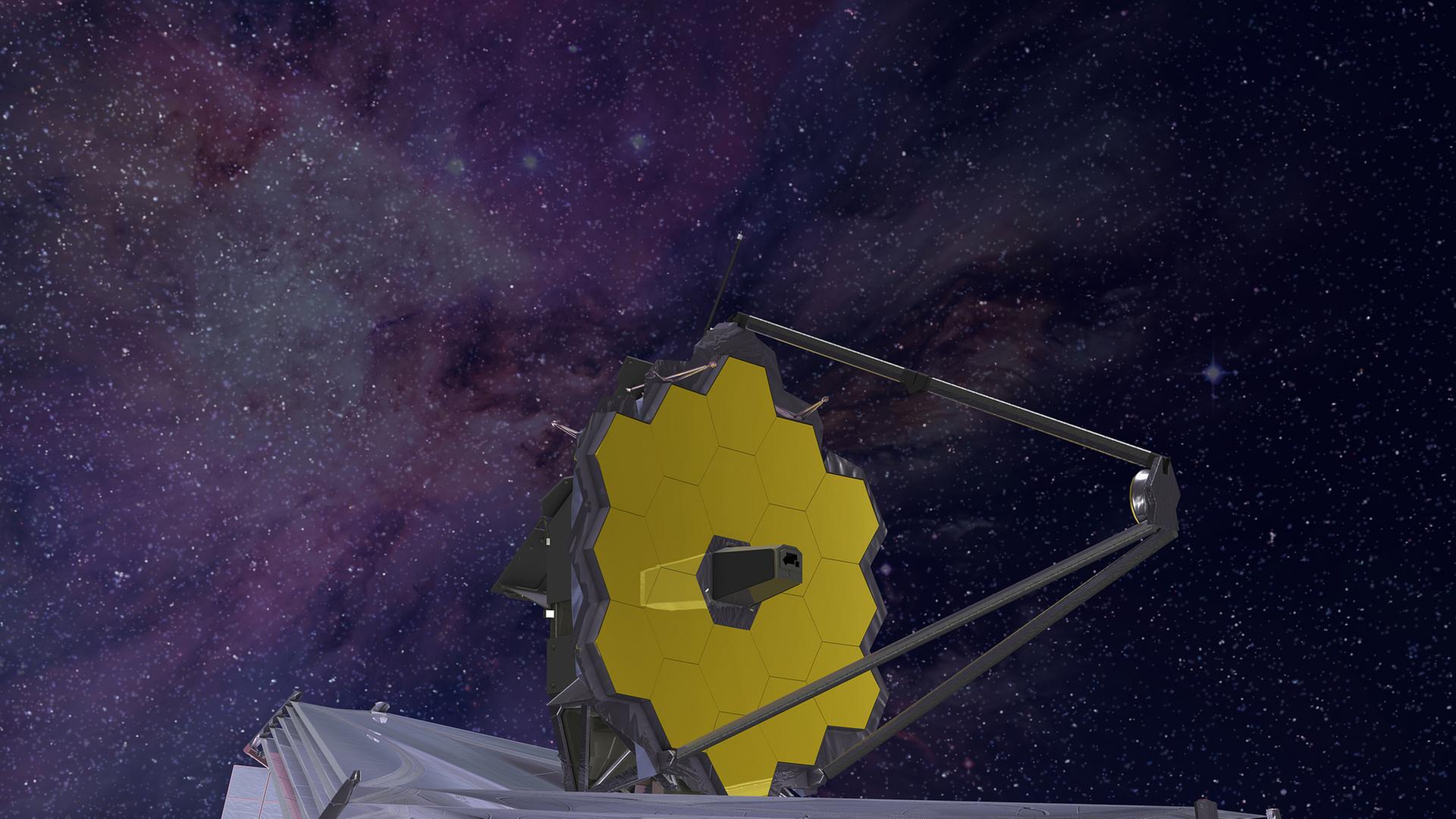 Das James Webb Space Telescope im All Das James Webb Space Telescope im All
