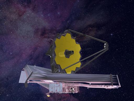 Das James Webb Space Telescope im All 