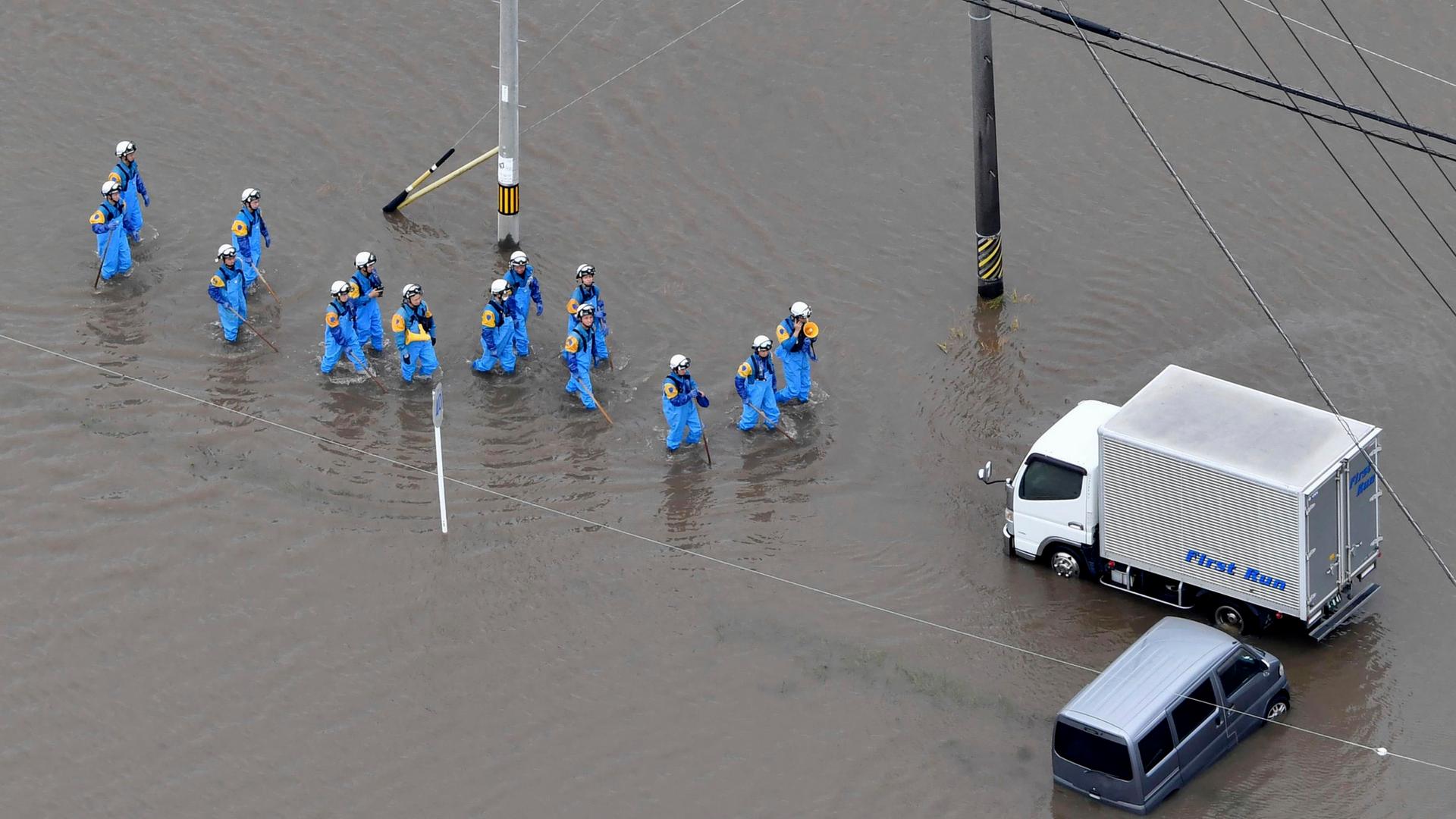 Unwetter - Mindestens ein Toter nach heftigen Regenfällen in Japan