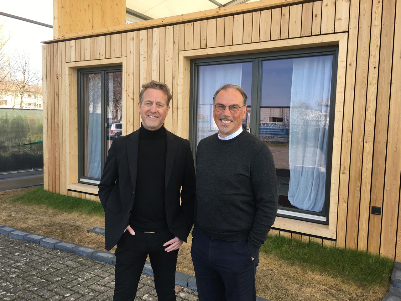 Sven Rickes (r.) und Ulf Bohne vom Start-up Imti aus Niedersachsen Sven Rickes (r.) und Ulf Bohne vom Start-up Imti aus Niedersachsen