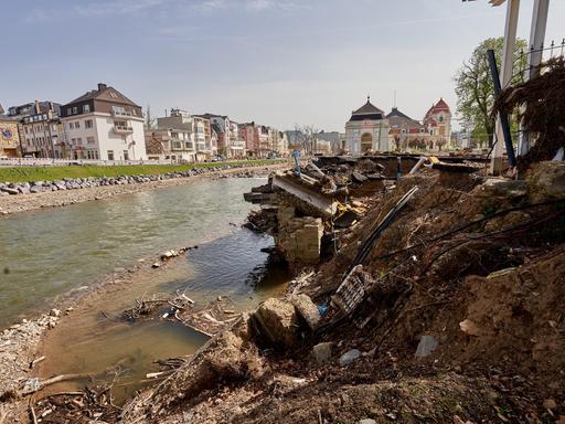 Flutschäden im Kurviertel von Bad Neuenahr, Rheinland-Pfalz, Deutschland, Europa